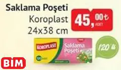 KOROPLAST SAKLAMA POŞETİ KOROPLAST SAKLAMA POŞETİ